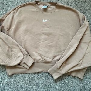 Nike Tan Crewneck Phoenix Sweatshirt size L